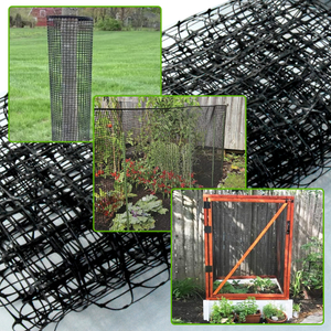Μαύρο Χρώμα Πλαστικό Διχτυωτό Μπουπ για Διχτυωτό Κήπος