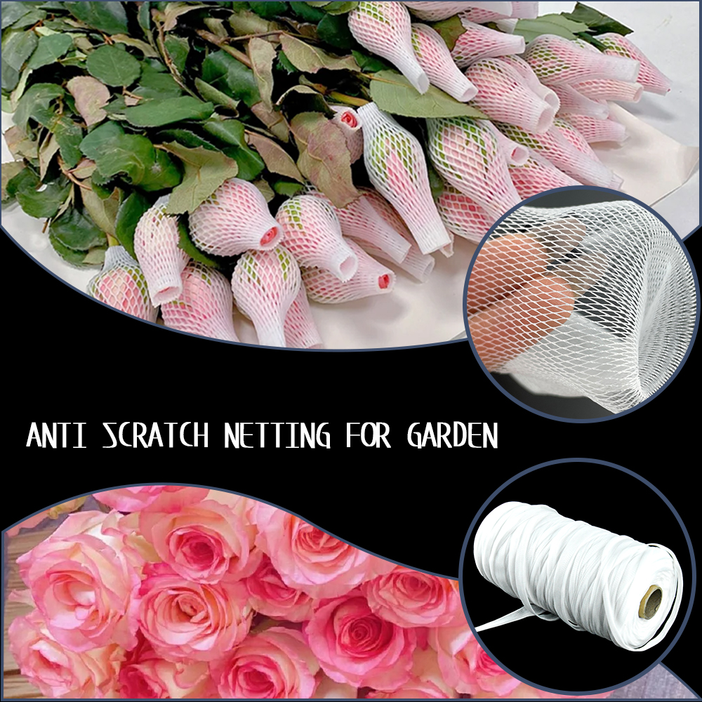 Πλαστικό δίχτυ προστασίας λουλουδιών Διχτυωτό δίχτυ με τριαντάφυλλο