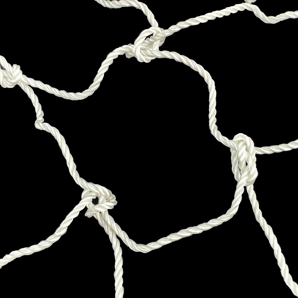 Νάιλον Δίχτυ Ύφασμα Μαύρο Δίχτυ με Κόμπους Διχτυωτό Μπαλκόνι Περιστέρι