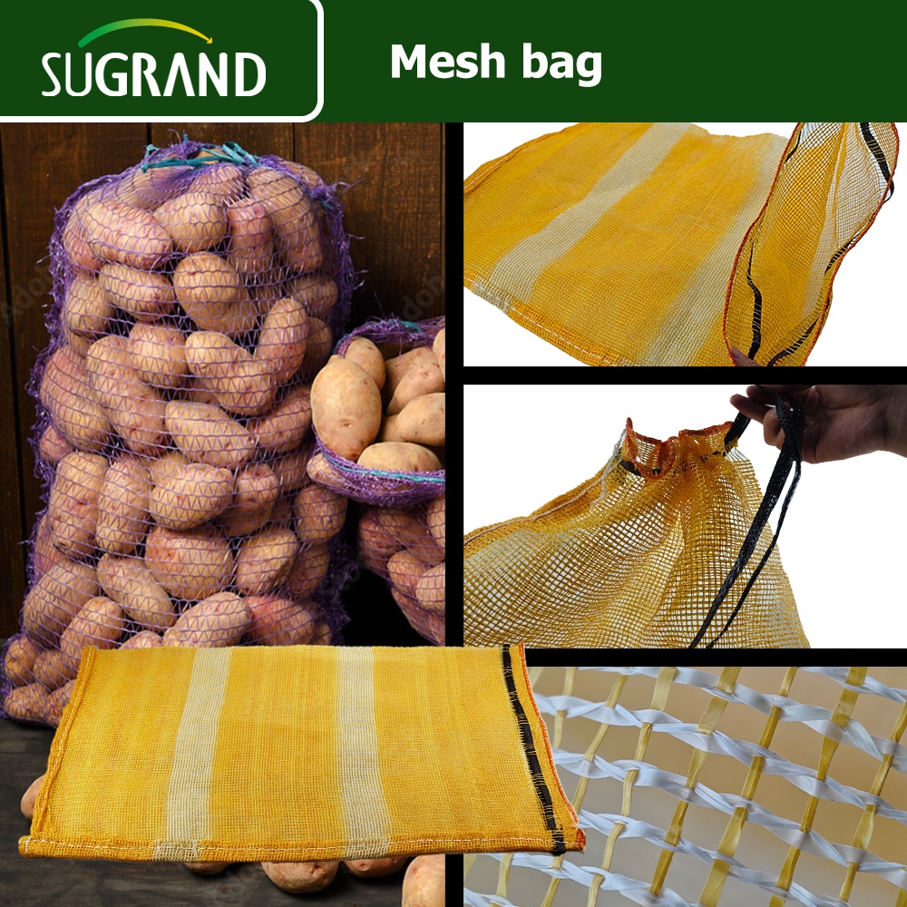 Τσάντα συσκευασίας PP Potatoes Woven Mesh Bag 50kg για συσκευασία κρεμμυδιών