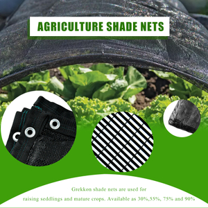 50% 60% 70% Μαύρο ανθεκτικό στην υπεριώδη ακτινοβολία δίχτυ σκιάς για τη γεωργία
