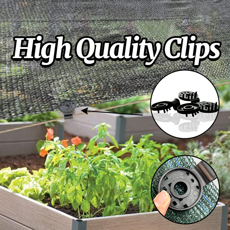 Πλαστική Sunshade Net Clip για το θερμοκήπιο Net Hook Shade Net Buckle Black Clip
