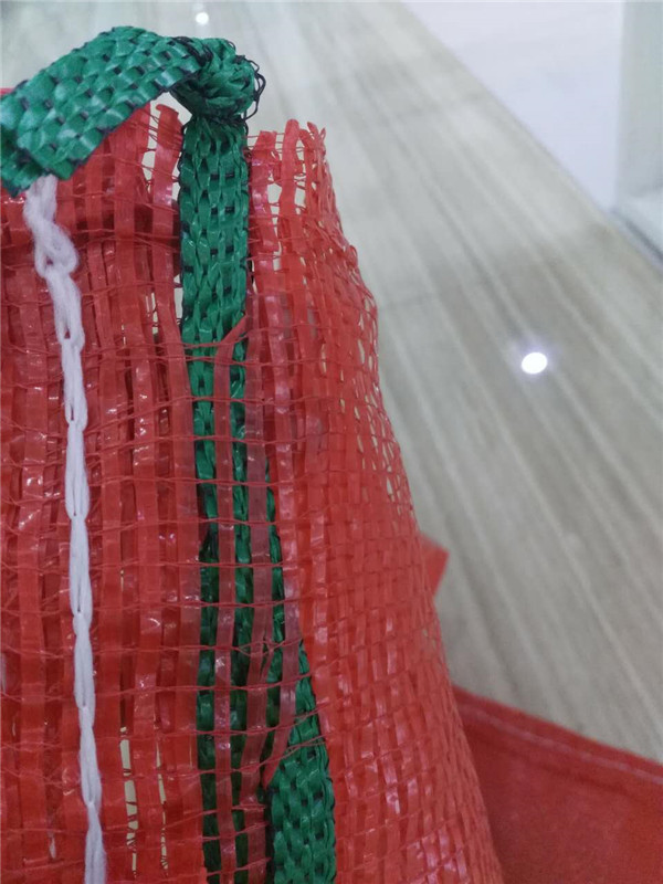 Virgin HDPE Κόκκινη Πλαστική Διχτυωτή Σακούλα για Πατάτα