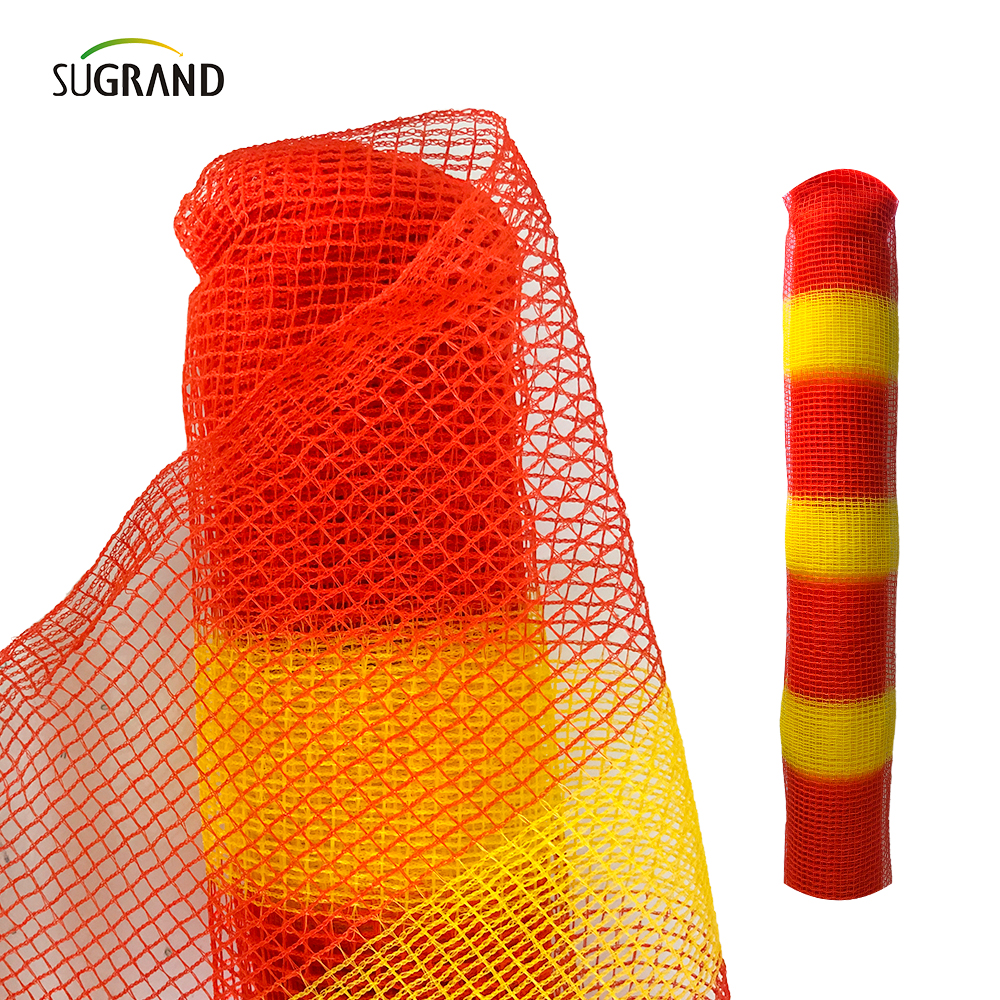 Πλαστικό δίχτυ ασφαλείας φράχτη Πορτοκαλί πλαστικό προειδοποιητικό πλέγμα