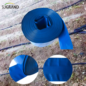 Blue Lay Flat Irrigation Pipe Pvc Lay Flat Hose Irrigation Pipe 