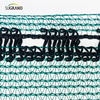 80GSM 2 βελόνες Πράσινη Ταινία HDPE Δίχτυ σκίασης