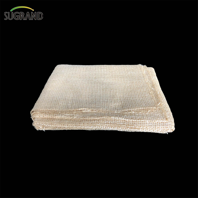 Έξι βελόνες λευκό/άμμο κίτρινο μονοπάτι από σκιά δίχτυ