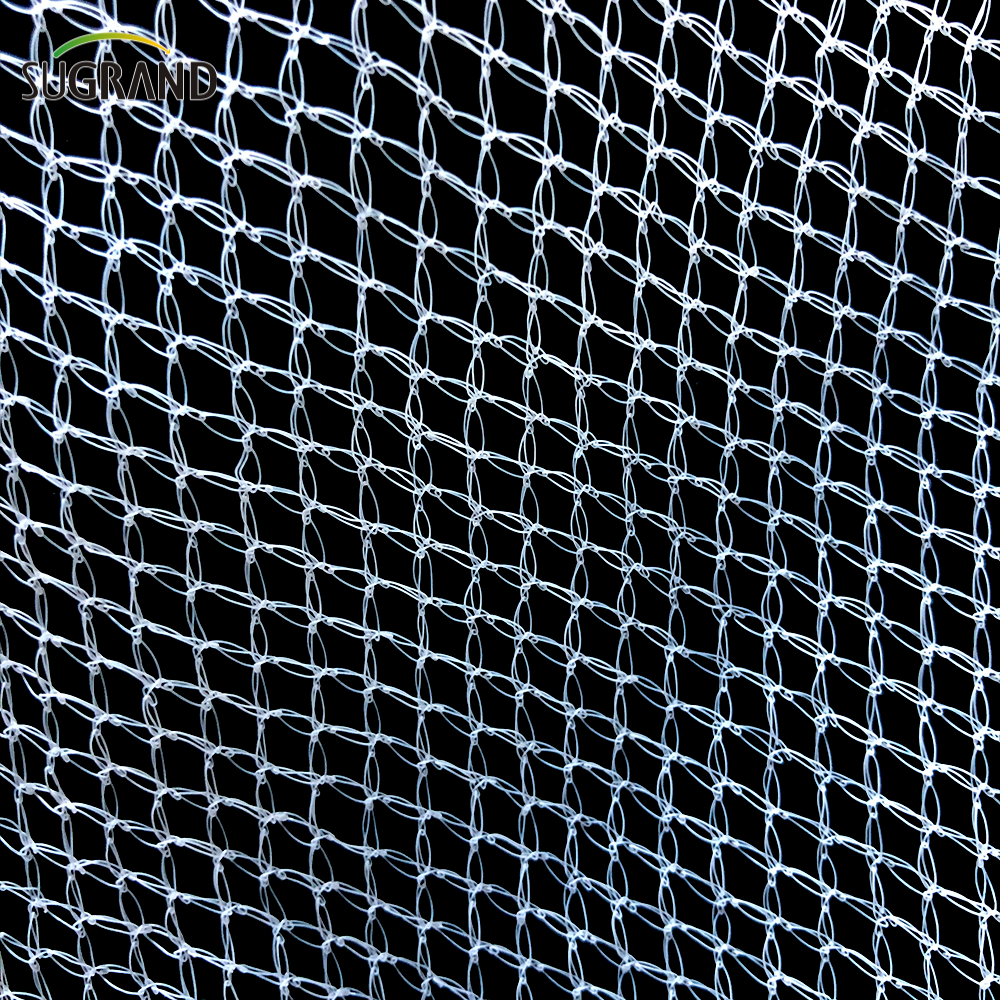 Νέο προϊόν 75gsm λευκό/μαύρο δίχτυ κατά των πουλιών