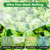 Αντιπαράθετο δίχτυ εντόμων HDPE 40 50 Mesh Διαφανές λευκό